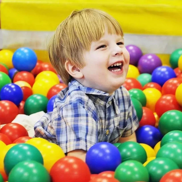 50 10pcsbaby Bolas Pit Bola para Crianças Oceano Bola Colorida Jogos de  Desporto Ao Ar Livre Bolas De Plástico para Crianças Bebê Cercadinho  Piscina Tenda Bola