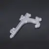 12Pcs 3 Inch Plastic Easels or Plate Holders Display Dinner Plate (Transparent) 5