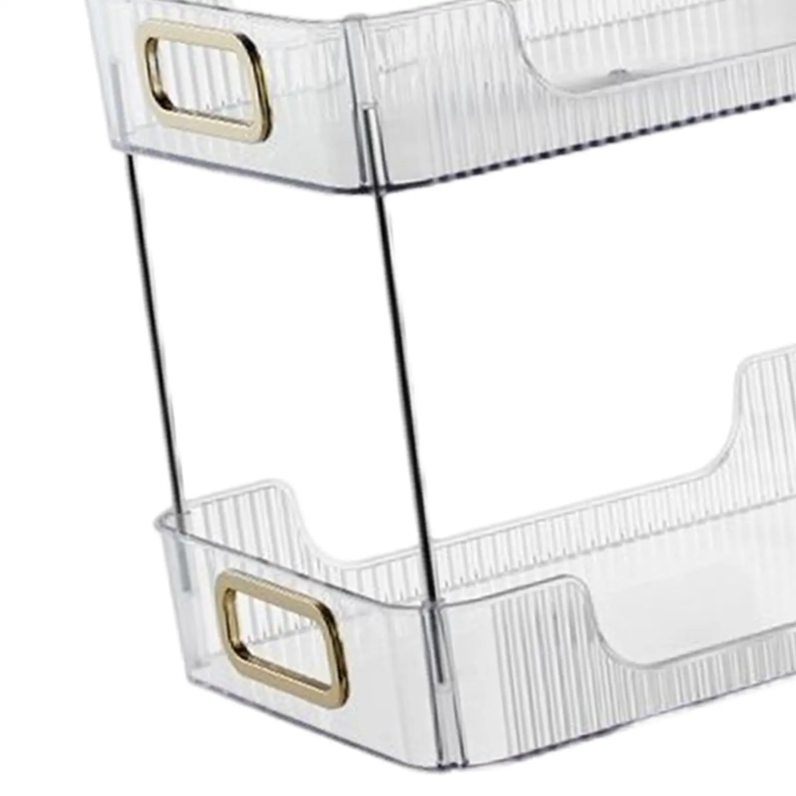 

Multifunctional Storage Rack 2 Tier Container for Party Living Room Toilet Gray