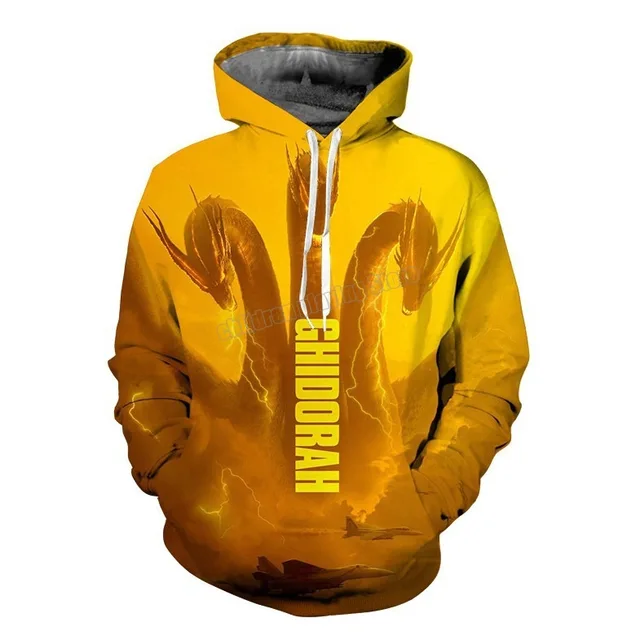 2021 Godzilla Vs. King Kong Children's Hoodie Tops Wear Clothes 3d Print Hooded Sweater Spring and Autumn Fashion Clothes Lounge 2