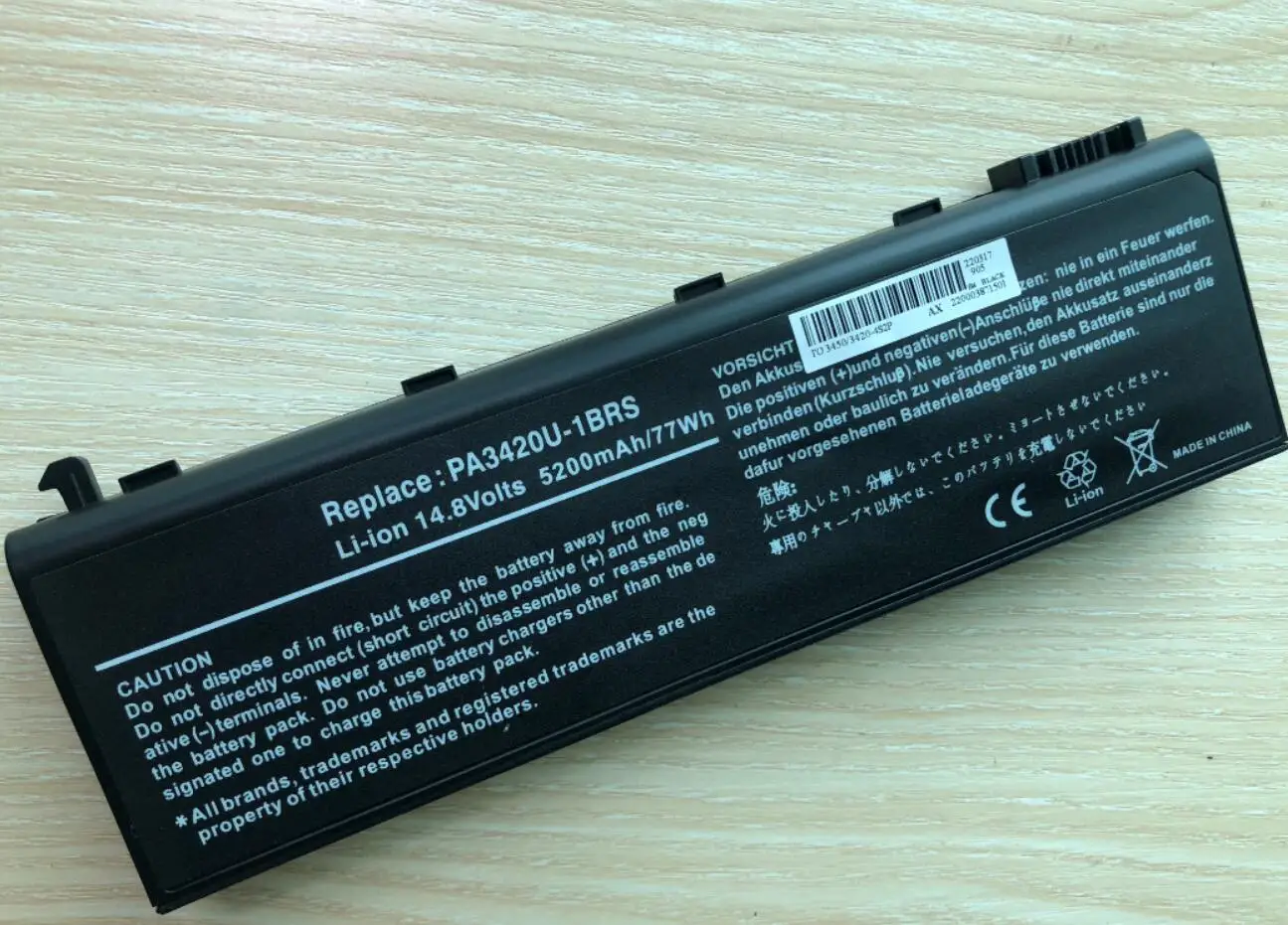 Bateria do Portátil para Toshiba Satellite L10 L20 L15 L100 L25 L30 L35 Série Pa3420u Pa3420u1bas Pa3420u-1brs Pa3450u-1brs - Imagem 4