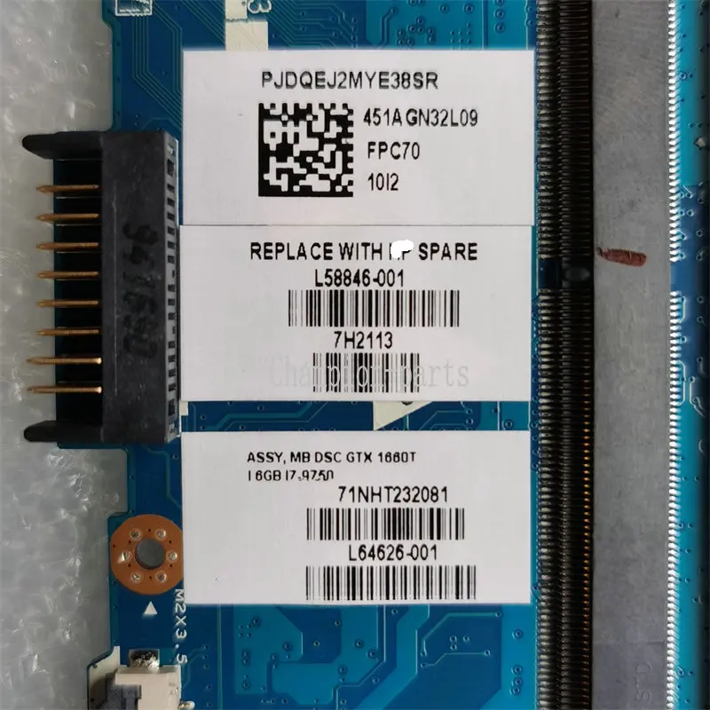 

Быстрая доставка, Φ для HP TPN-C142, Φ и Shadow Wizard 5plus17-CD, материнская плата L58846-001 GTX1660TI 6G