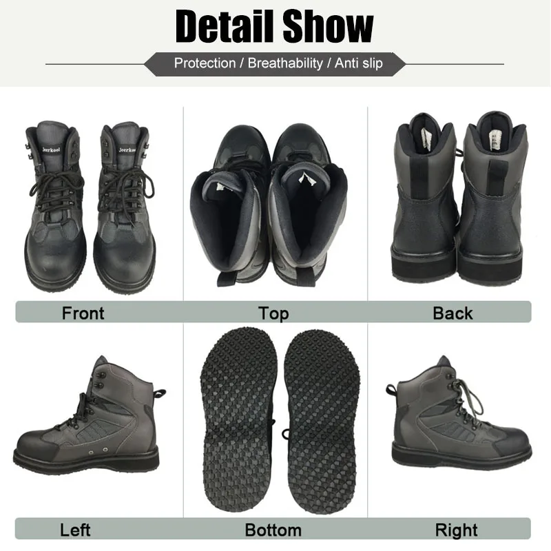 Waterproof Fishing Waders Rubber Sole Anti Slip for Hunting Reef Rock Fishing