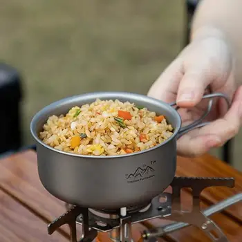 Ultralight Titanium Camping Pot 1