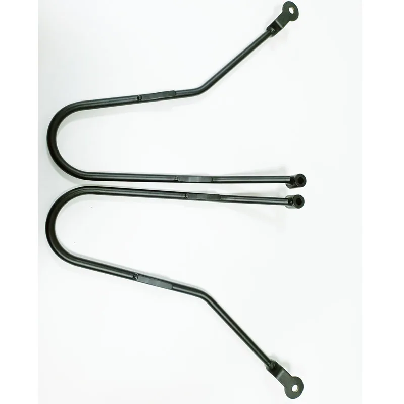 Saddlebag Support Guard Bars Pannier Rail Fits Triumph Bonneville T100 2002 2003 2004 2005 2006 2007 2008 2009 2010 -2016 Black