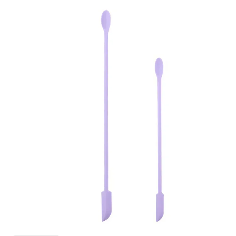 1/3pcs Double-Head Cosmetic Spatula Silicone Scraper Makeup Tool Set