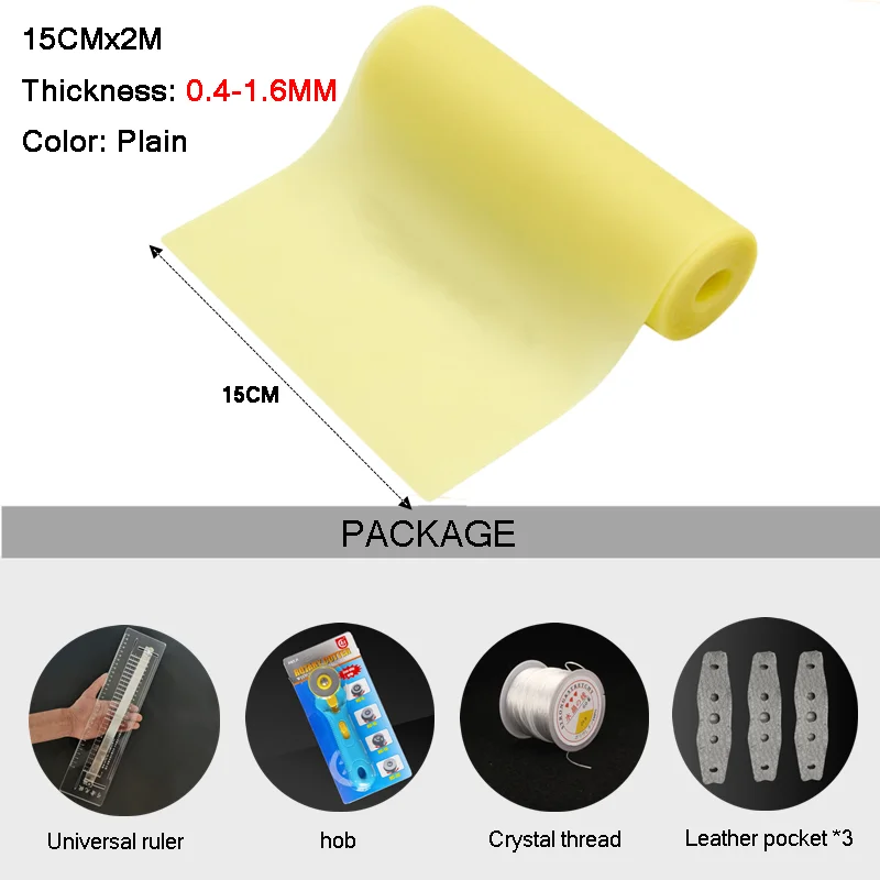 

1M Slingshot Rubber Band 0.4-1.6mm Thick Antifreeze Durable Fast Rebound Rubber Band Outdoor Slingsshot Shooting Accessories