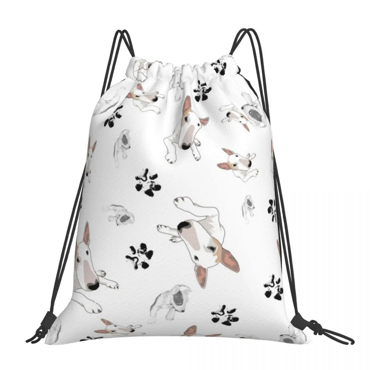 

Рюкзаки English Bull Terrier, многофункциональные портативные сумки на шнурке, сумка на шнурке с карманами для обуви, сумки для книг для путешествий