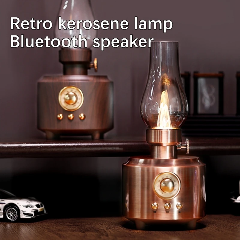 

C-210 новый дизайн динамика керосиновая лампа звук маленький Многофункциональный традиционный фестиваль беспроводной Bluetooth динамик с RGB светильник
