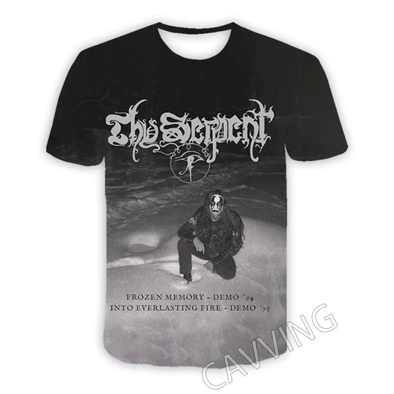 

CAVVING 3D Printed Thy Serpent Rock Casual T-shirts Hip Hop T Shirts Harajuku Styles Tops Clothing for Men/women