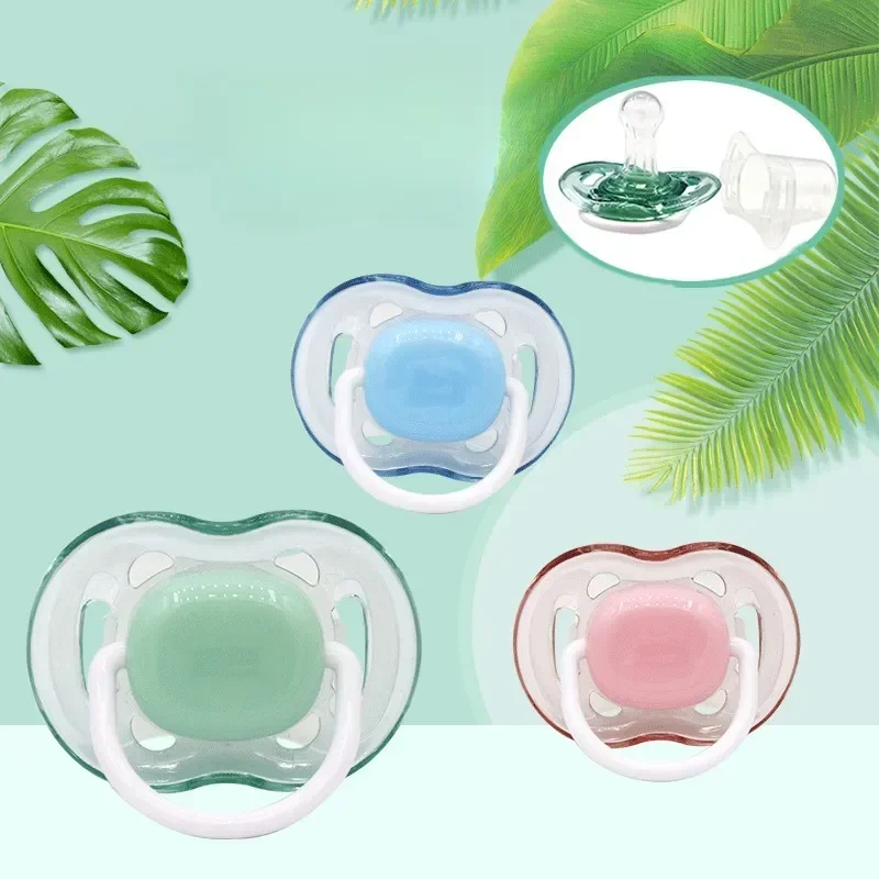 Baby Pacifier Soft Silicone Soother Newborn Boys Girls Soothing Nipple Nursing Teether Sleeping Supplies