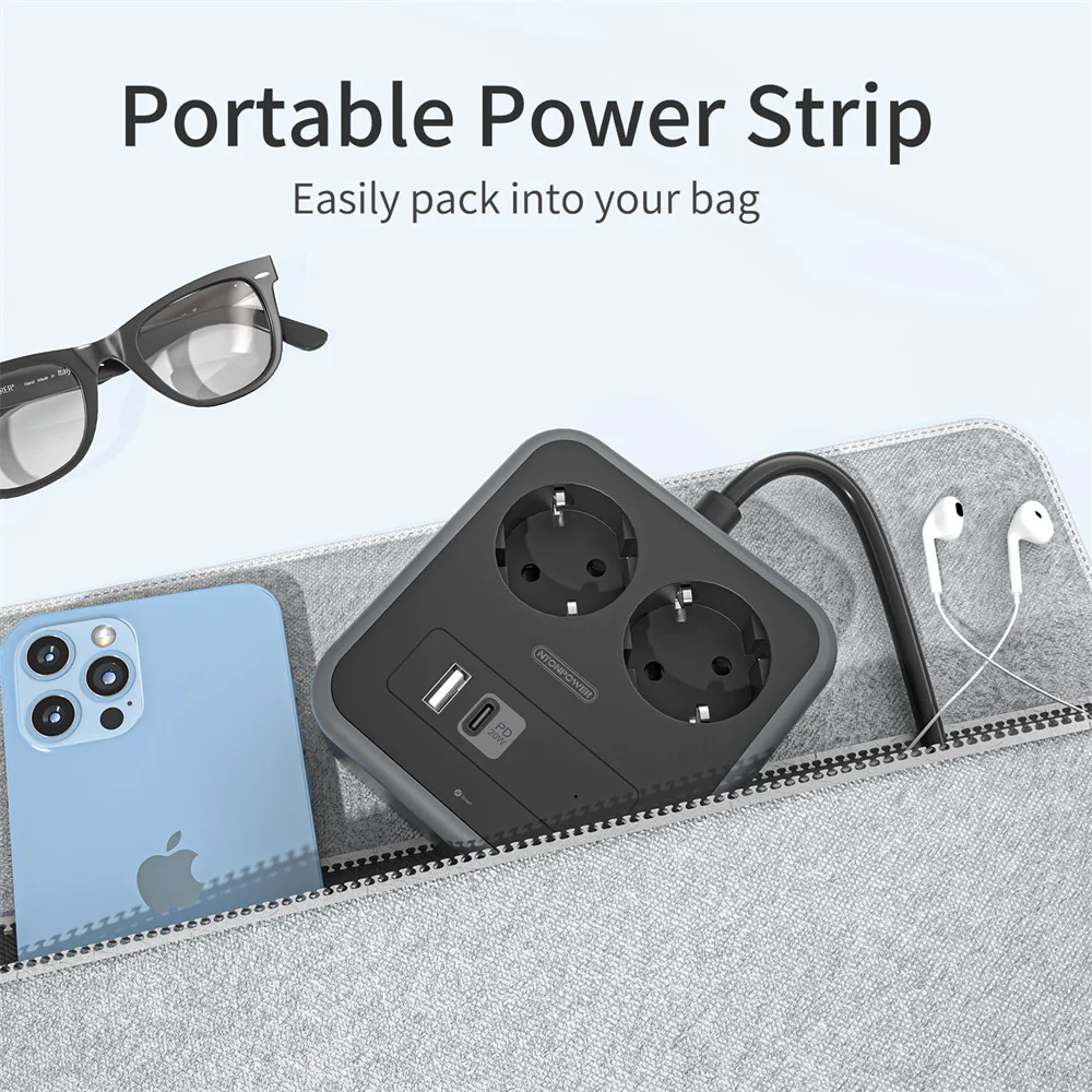 NTONPOWER  , EU ÷  , ܼƮ  ȣ, 2 USB   Ʈ, EU  Ʈ