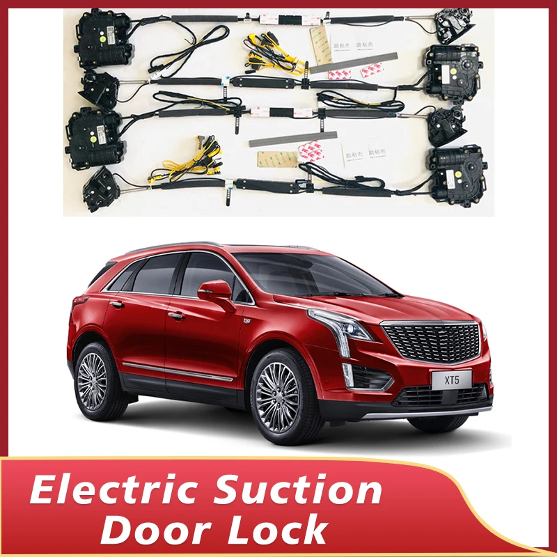 

For Cadillac xt5 2017~2023 Car Soft Close Door Latch Pass Lock Actuator Auto Electric Absorption Suction Silence Closer