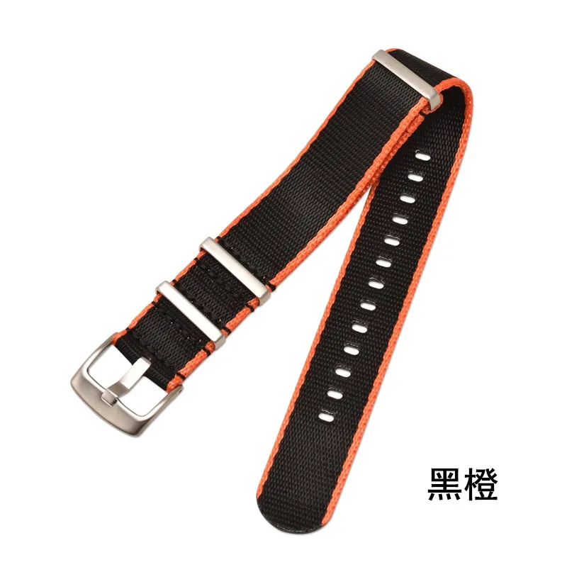 Deluxe Military-Style Nylon Strap with Triple Ring Buckle