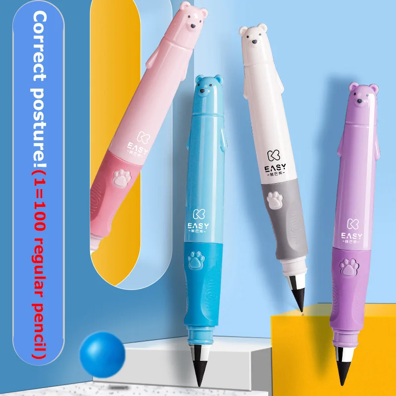 Crayon éternel Kawaii pour enfants, écriture illimitée, croquis d'art, stylo  mignon Anime sans affûtage, dessin, fournitures scolaires, papeterie -  AliExpress