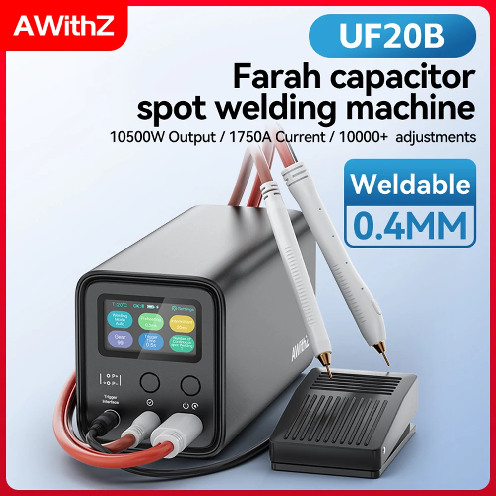 UF20B Energy Storage Super Farad Capacitor Spot Welding Machine 18650 Lithium Battery 99-Gears DIY Nickel Sheet Welding Machine 3