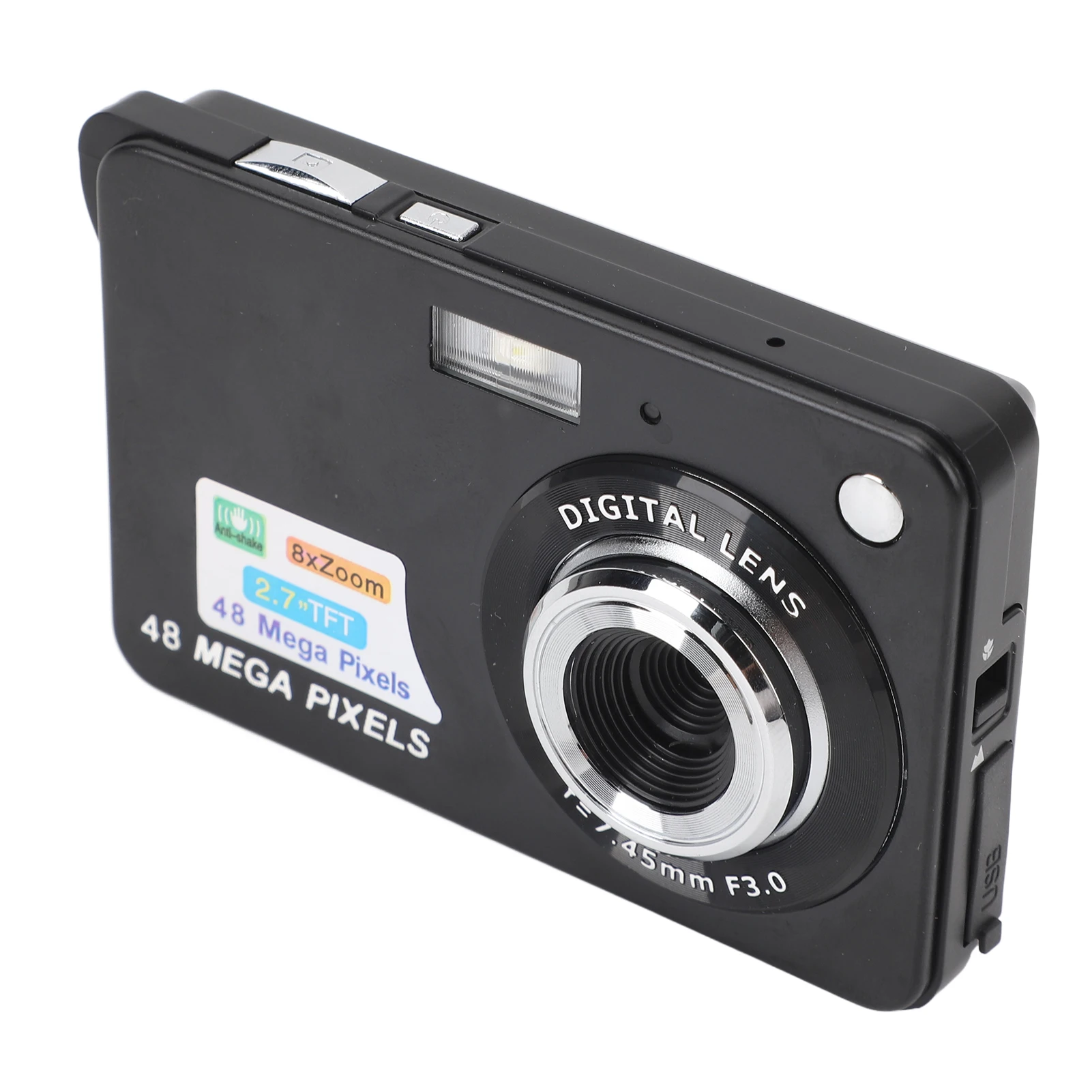 Description Picture 5 of item48MP Digital Camera 2.7inch TFT Display Anti Shake Digital Camera Auto Face Beauty Multi Color Filter for Graduation Shooting