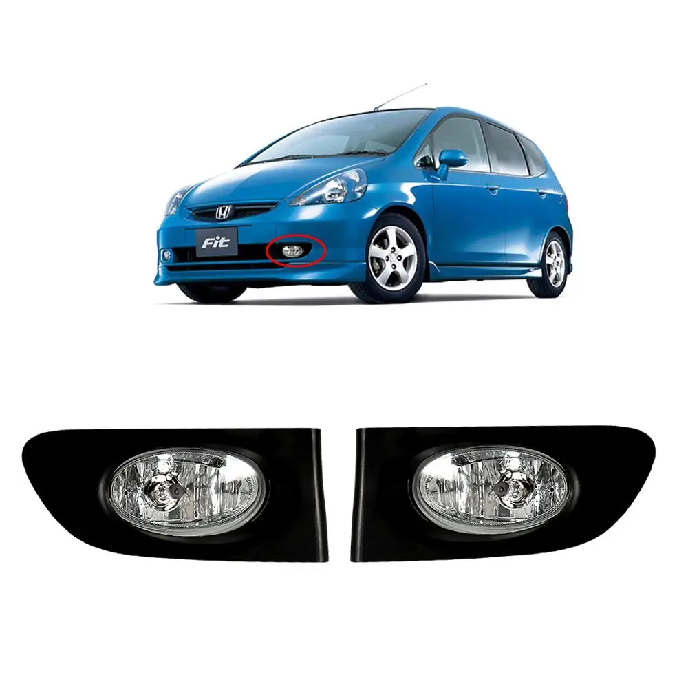 M &amp C для Honda Fit Jazz 2003 2004 2005 2006 2007 автомобильный передний бампер точесветильник