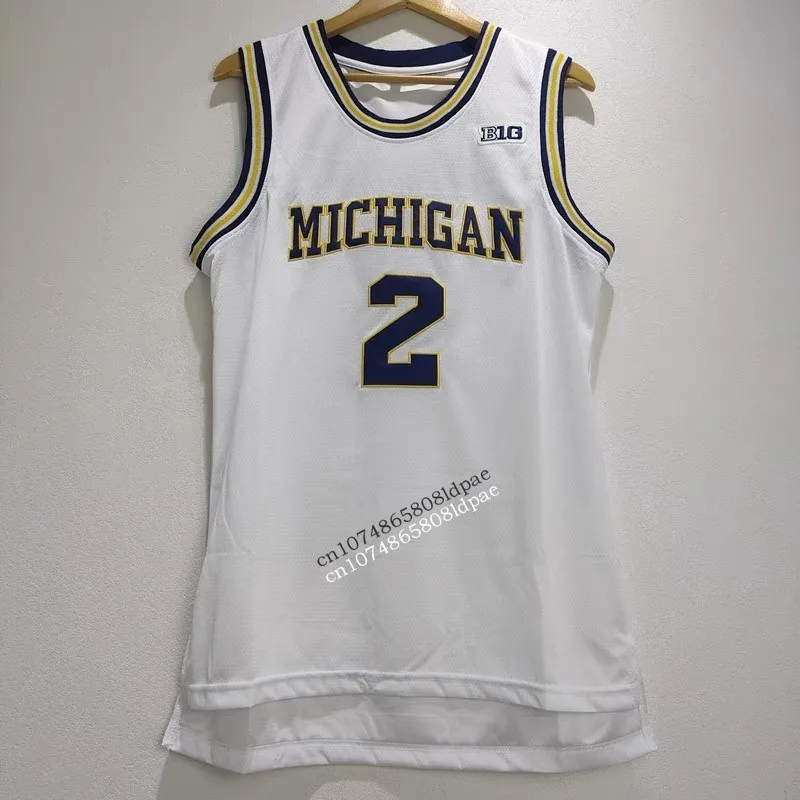 Basketball Jerseys Men Women Oversize 2 Poole Michigan Embroidery Sewing Breathable Athletic Sports Street Hip Hop Sportswear