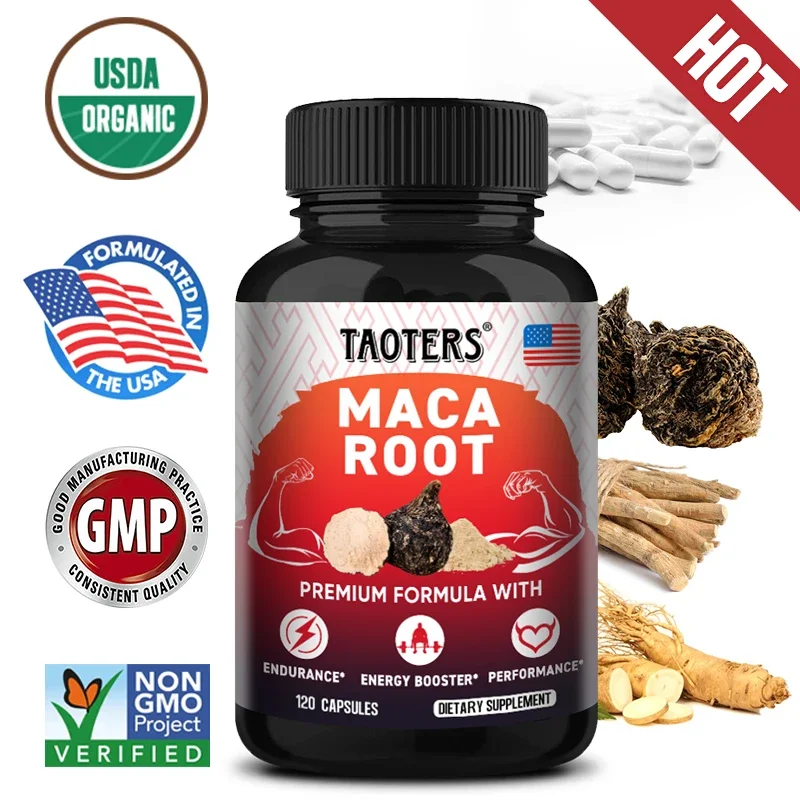 

Black Maca Root Extract Supplement Helps Enhance Endurance, Performance, Energy, Muscle Growth and Athletic Performance