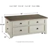 Cute Coffee Table for Living Room Bolanburg Farmhouse Lift Top Coffee Table With Drawers Dining Tables Basses Mesa Lateral Coffe 3