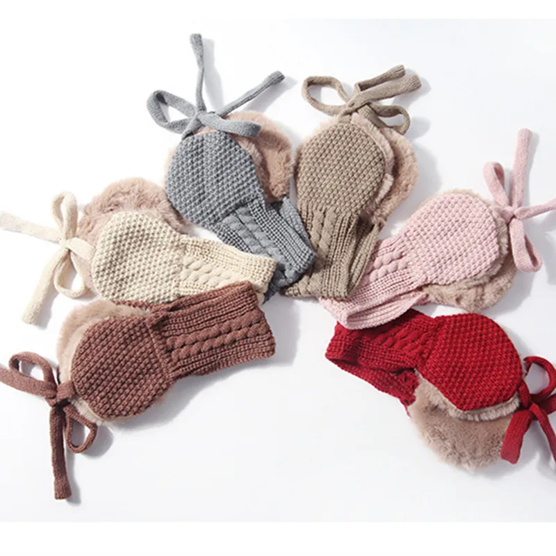 

Girls scarves in autumn and winter 2022 Korean children knitting collar scarves for boys and girls warm earmuffs Accessories