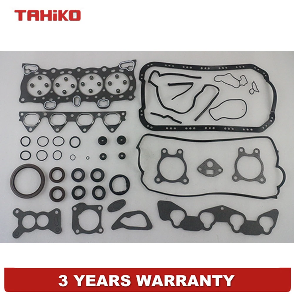 Фото Полный комплект прокладок для двигателя для Honda Civic CRX D15B1 D15B2 D15B7 D16A6 D16A6 DX, LX EX, RT, Si DEL SOL VRS №1