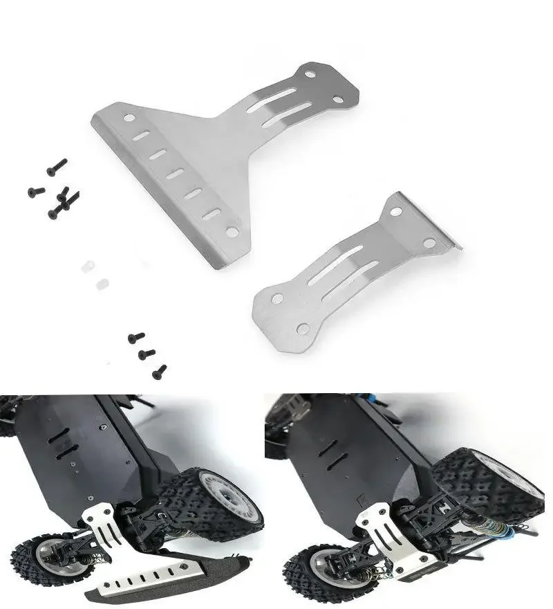 YEAH RACING STAINLESS STEEL CHASSIS PROTECTOR PLATE SET FOR TAMIYA XV