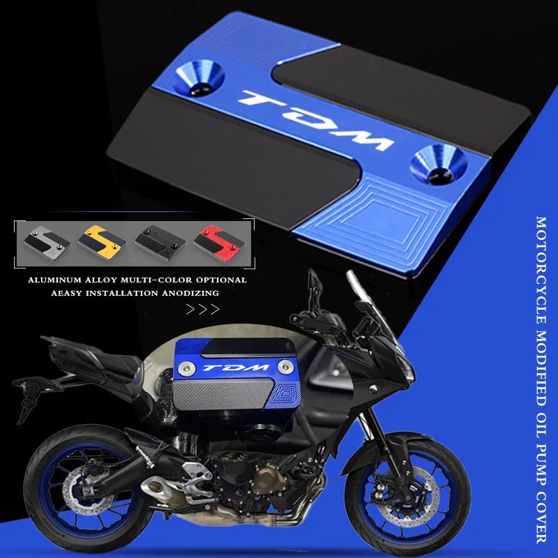 

Для YAMAHA TDM900 TDM 900 2004-2015 2014 2013 2012 2011 мотоцикла CNC передний тормозной резервуар жидкость CNC Крышка Резервуара масляная крышка