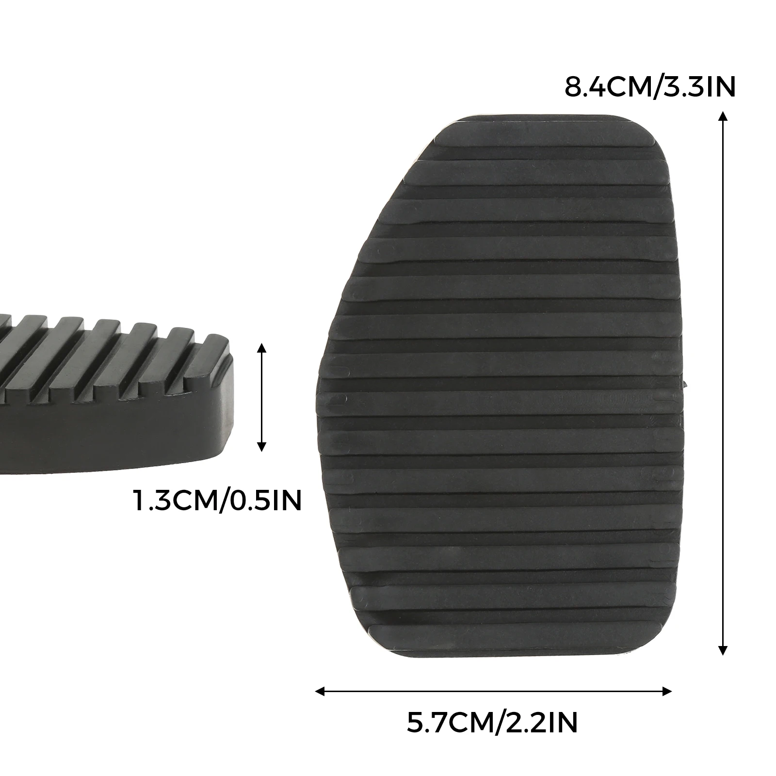 Pair Of Brake & Clutch Pedal Pads – Perfect Fit For Peugeot 306, 405, 406, 407, 508, 5008 & More – OEM 213015 8 thumbnail image