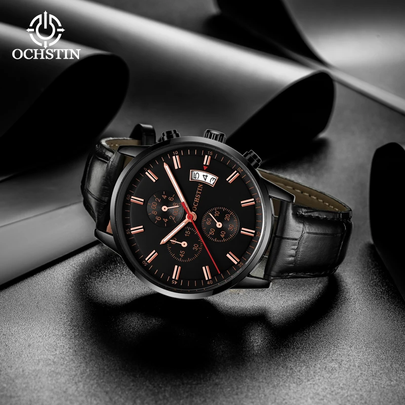 OCHSTIN Prominente Series Multifunctional Quartz Watch Europe And The United States Fine Process High-definition Luminous Watch ochstin prominente series multifunctional quartz watch europe and the united states fine process high definition luminous watch