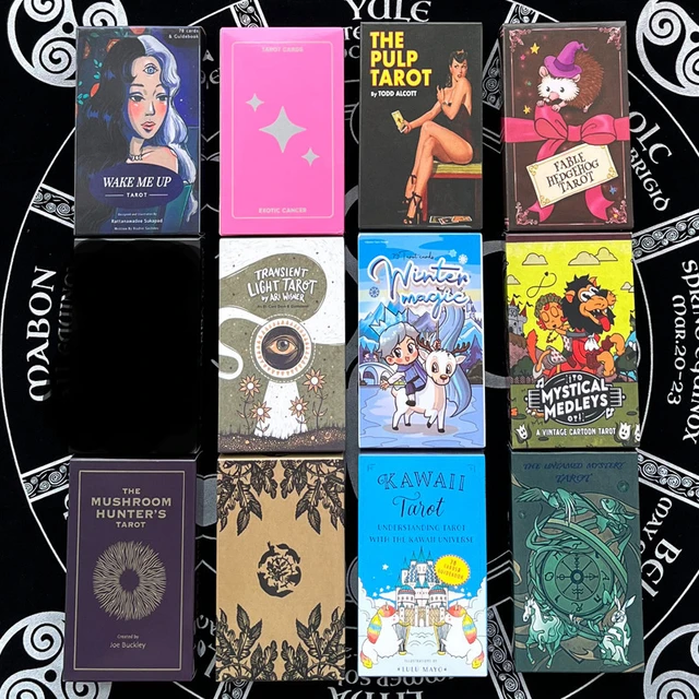 JEU DE TAROT DIVINATOIRE 78 CARTES - 15 MODELES AU CHOIX