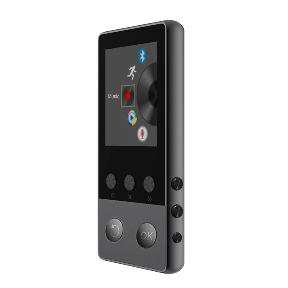 

2024 New Support Bluetooth MP3 Music Player Built in Speake HiFi Portable For Walkman With Radio FM Record E-Book leitor de mp3