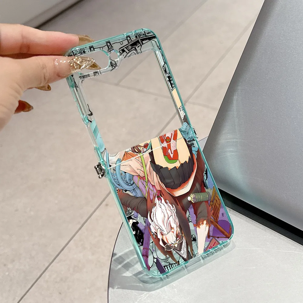Anime Dandadan Hot Phone Case | Semi-Transparent Foldable Soft TPU Cover