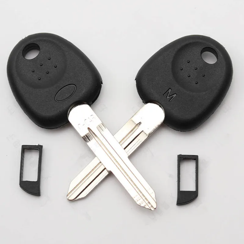 Car Key Shell Key Shell DAKATU 10PCS New Transponder Key Shell Uncut Blade for Kia For Hyundai HYN10 key blade