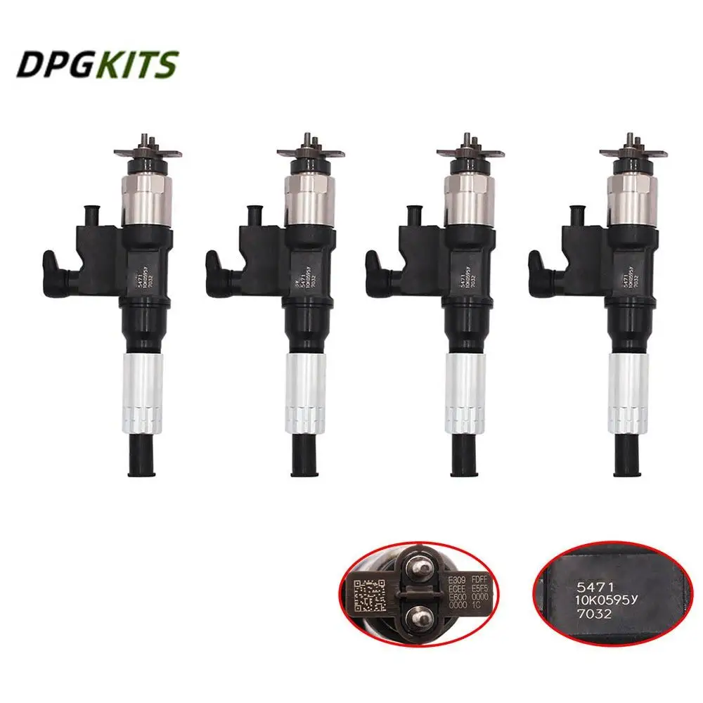 

4PCS 095000-5471 973297035 Fuel Injectors for 2001-07 Isuzu NPR NPR-HD 4HK1 5.2L Engine Parts