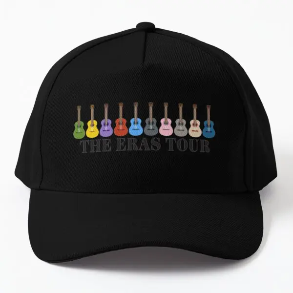 

The Eras Tour With Colorful Guitars Ta Baseball Cap Hat Black Snapback Spring Czapka Casual Outdoor Bonnet Boys Sun Fish