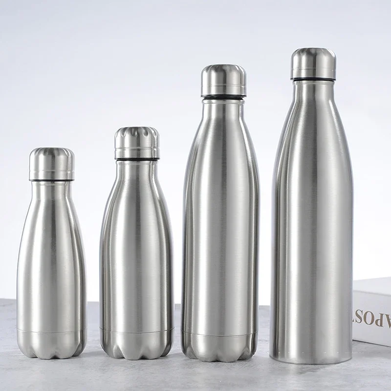 

500/1000ml Stainless Steel Water Bottle Portable BPA free Water Drinking Bottle Gym Sports Cycling Drinkware Kids School Gifts
