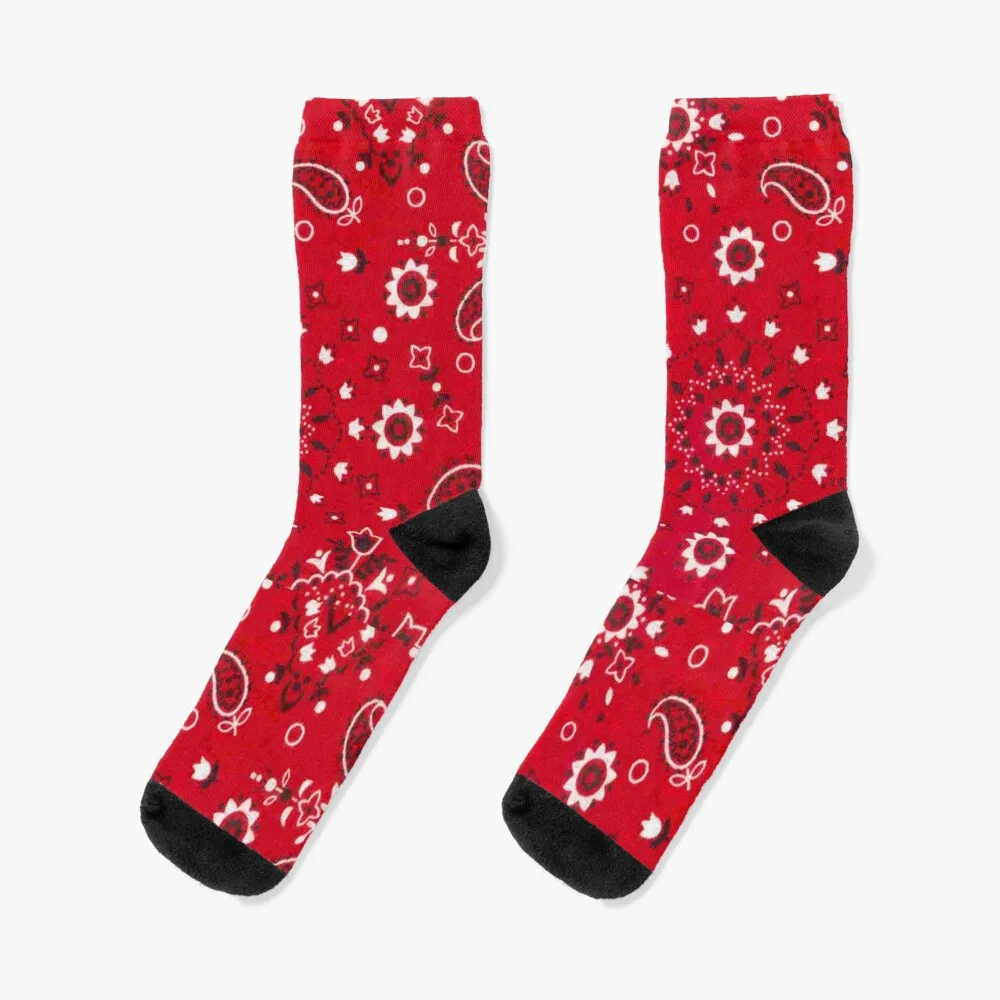 

Красные носки BANDANNA, забавные подарки, роскошные носки, Мультяшные носки, носки для девочек, мужские носки