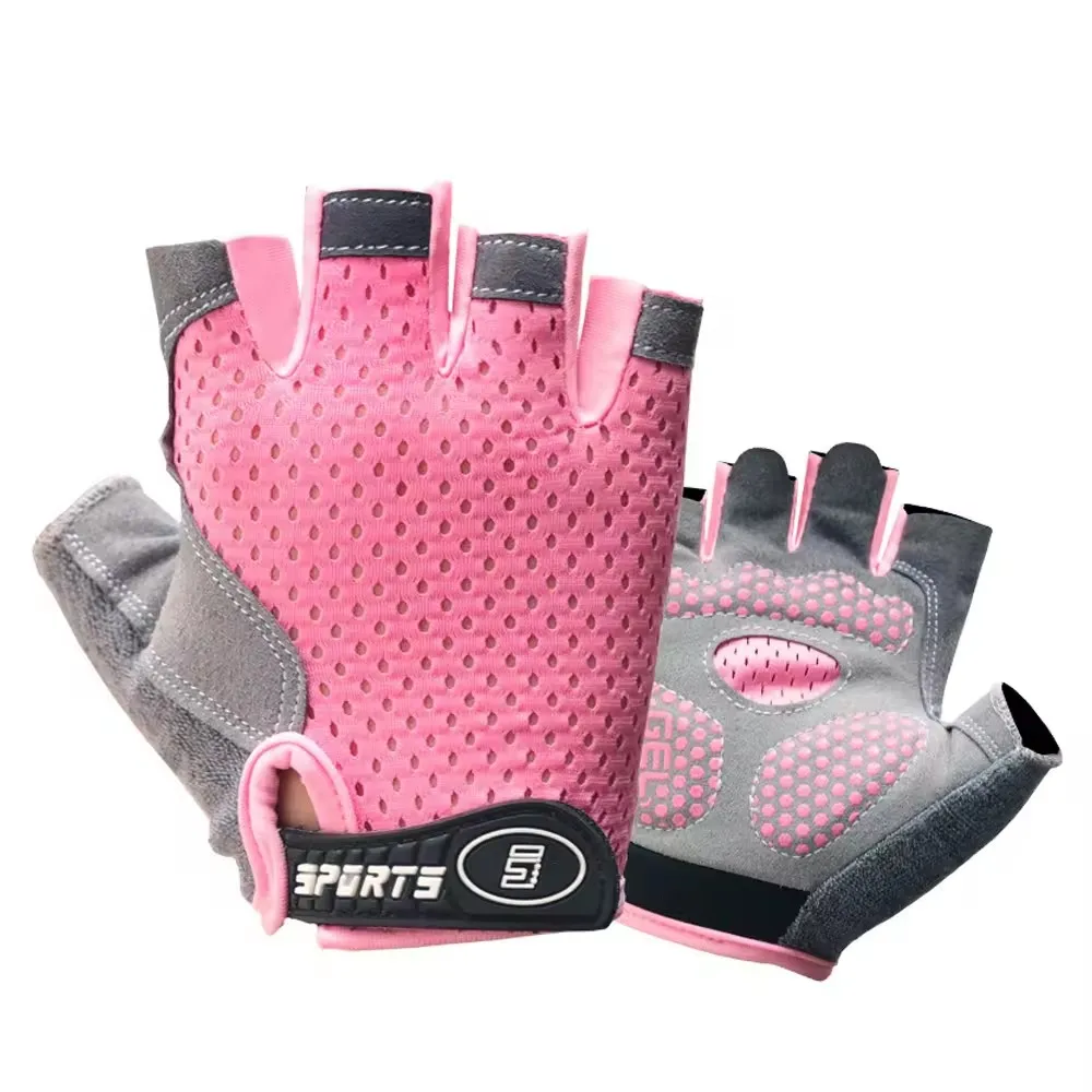 Cycling Gloves 1Pair Kids Cycling Gloves Breathable Half Finger Bike Gloves Non-Slip Mitten for Outdoor Sports Roller Skating
