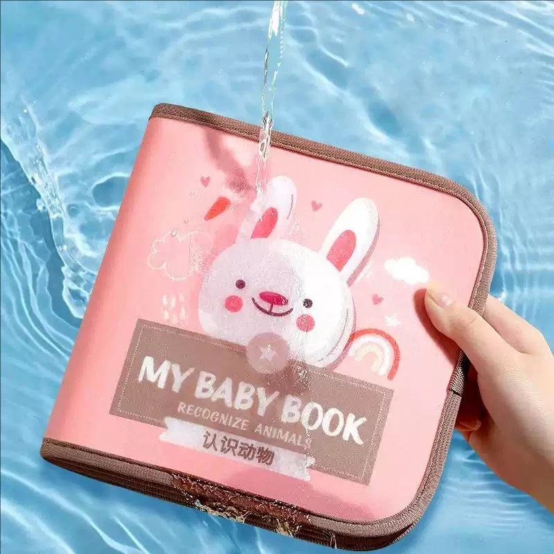 Montessori Busy Book Baby Early Education Kids Learning Activities Puzzle Toy Animal Cloth Book forBaby Sensory Toys Quiet Books 5