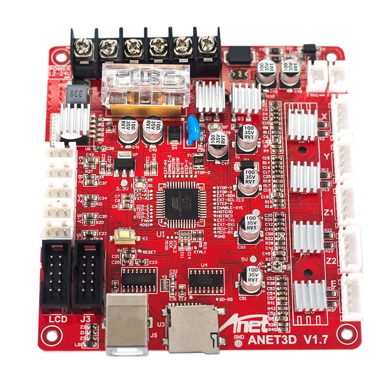 

Anet E16 Mainboard A1284-Base V1.7 Base Control Board Mother Board for RepRap 3D Printer Part 3D Printer Accessories