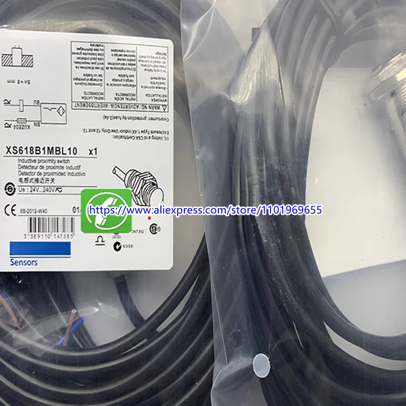 

2pcs New proximity sensor XS618B1MBL10 XS618B1MAL10 XS618B1DAL2 XS618B1DBL2 XS618B4DAL2