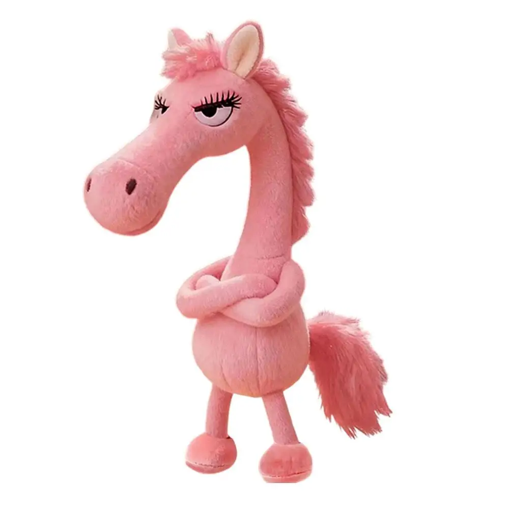 Cute Horse Keychain Plush Toys Backpack Pendant Decoration Year of The Horse Plush Best Toy New Year's Gifts for Boys and Girls