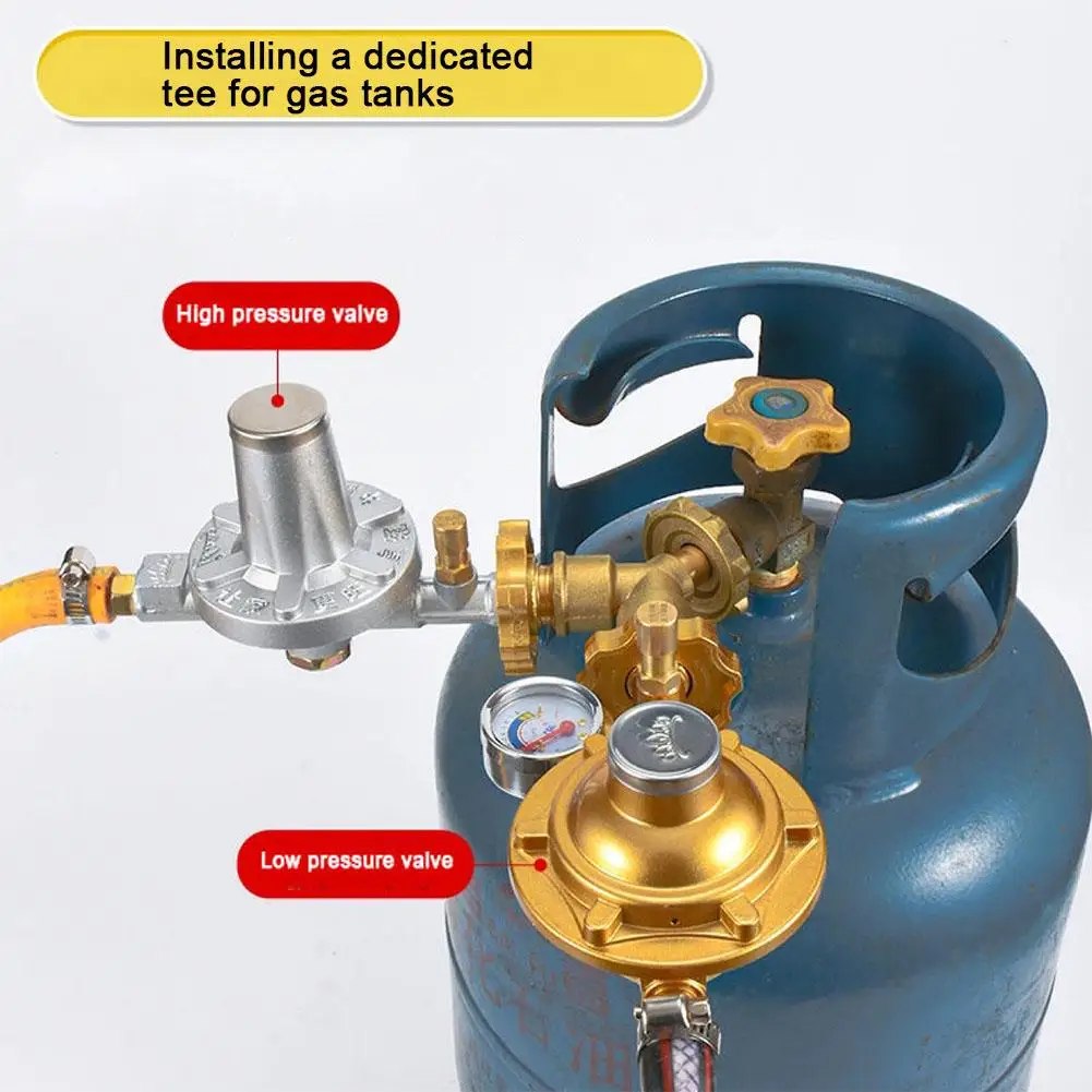 가스 탱크 3 방향 인터페이스, 입구 및 출구 전환, 감압 실린더, 액세서리, 가스 밸브 밸브, 액화 압력 A9Z4
