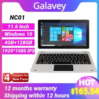 4GB RAM 128GB ROM 11.6 Inch Tablet PC NC01 Windows 10 With Pin Docking Keyboard Notebook Quad Core 1920*1080 IPS HDMI-compatible 1