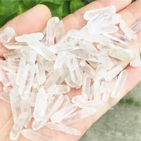 1000g New Clear Healing Crystal Stone Quartz Single Natural Clear Column Decoration Pointed Collectables DIY Craft Random S 1