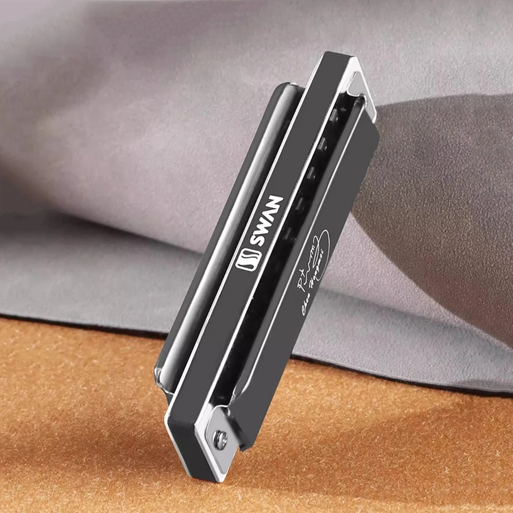 SWAN Blues Harmonica 10 holes 20 notes C key polyphonic model Suitable for beginners Musical instrument classes Hobby