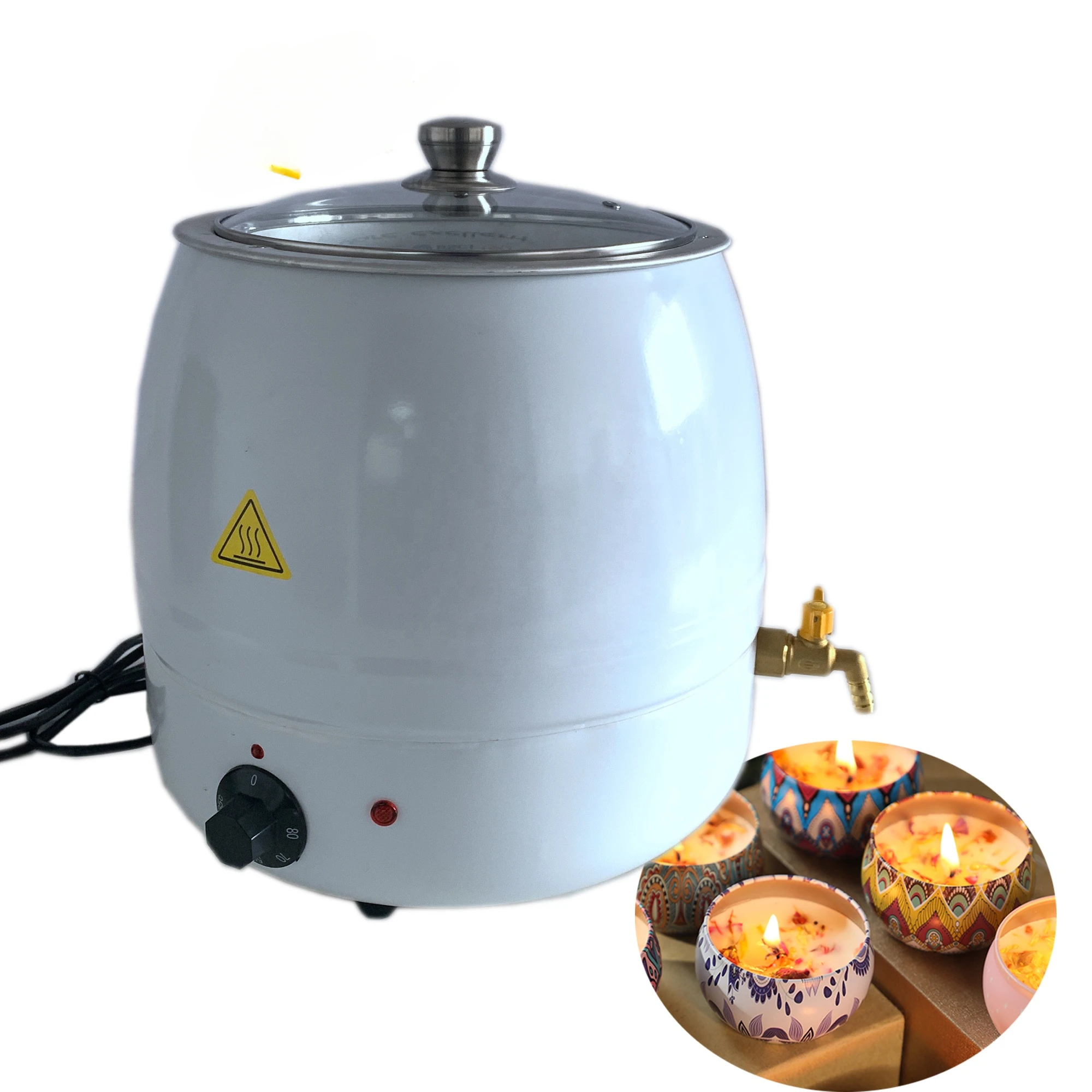 

Dontalen electric body Candle Wax Melter Melting Kettle Pot