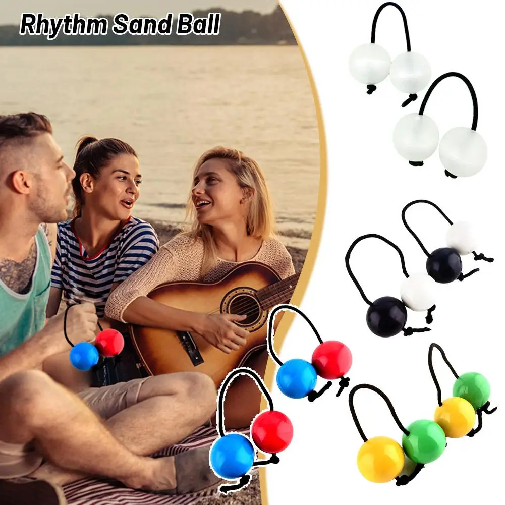 1pc Sand Egg Asalato African Shakers Rhythm Fingertip Percussion Abs Sand Instrument Ball Ball Accessories Q5D5